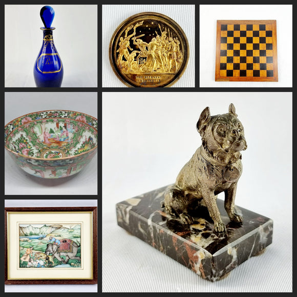 selection of antique and collectable items