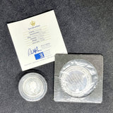 1997 Silver Proof Guernsey £1 And Silver V.E.Day Coin