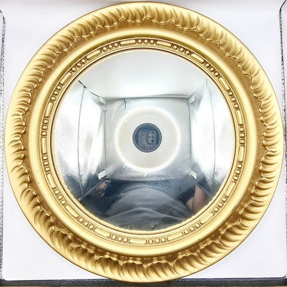 Vintage 1960/1970s Convex Mirror with Gilt Frame.