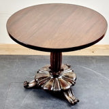 Antique Rosewood William IV Round Side Table.