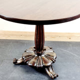 Antique Rosewood William IV Round Side Table.
