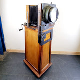 Large Antique Ensign Studio Camera on Plinth Stand