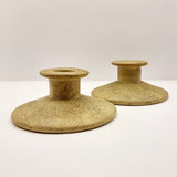 Pair of Vintage Studio Pottery Candle Stick Holders