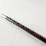 Antique 19th Century Military Rosewood White Metal Fife Flute