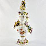 19th Century Antique Pair of Lidded Vases by Victoria Carlsbad Austria