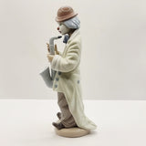 Pair of Lladro Sad Act Clowns 5471 and 5472 Clown Figurines