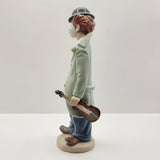 Pair of Lladro Sad Act Clowns 5471 and 5472 Clown Figurines