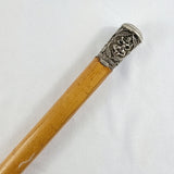 Antique Malacca Indian Silver Top Walking Stick