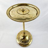 Antique Art Nouveau Brass Wine Table.
