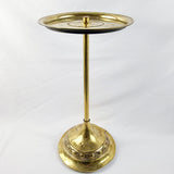 Antique Art Nouveau Brass Wine Table.