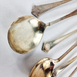Vintage Elkington Plate Silver Plated Soup Spoons
