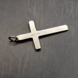 Seven Vintage Silver Pendants, Crosses, Scorpion, 21 and Prayer Hands