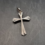 Seven Vintage Silver Pendants, Crosses, Scorpion, 21 and Prayer Hands