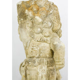 Oriental terracotta deity statue.