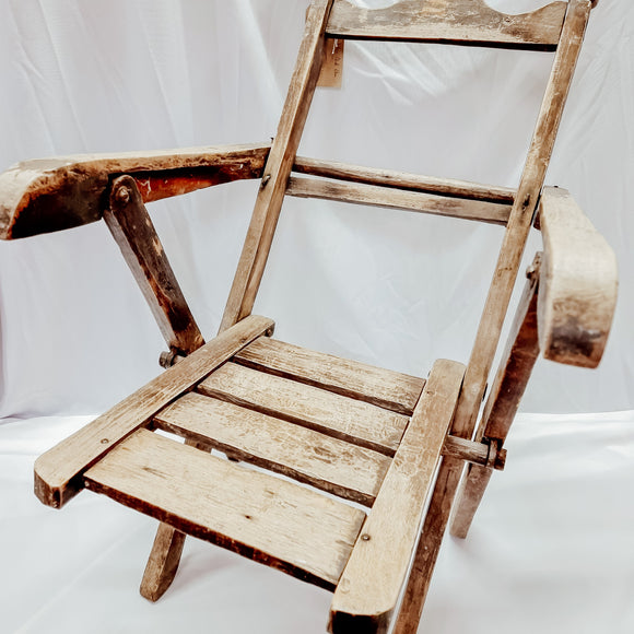 Antique Folding Indian Deck Chair