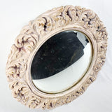Vintage Plaster Convex Mirror in Ornate frame