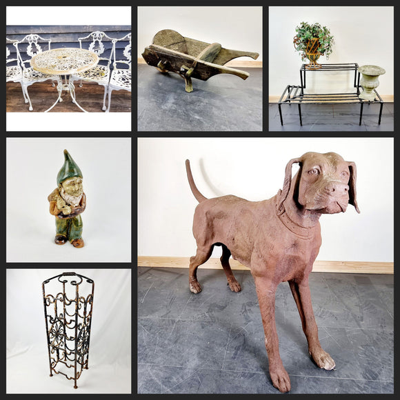 Garden statues and items