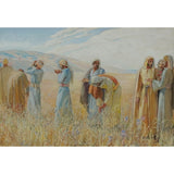 Elsie Anna Wood - Figures in a Field, 20th Century Watercolour on Paper