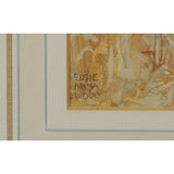 Elsie Anna Wood - Figures in a Field, 20th Century Watercolour on Paper