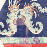 Antique Chinese Silk, Embroidery Shoulder off a robe.