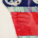 Antique Chinese Silk, Embroidery Shoulder off a robe.