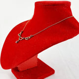 Ruby and Diamond 9ct Gold 40cm Necklace