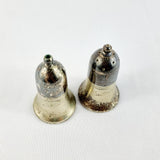 Pair of Vintage Silver Plated Salt and pepper Shakers for Justins