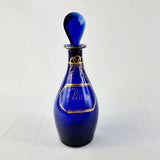 Antique Georgian Bristol Blue Rum Decanter.