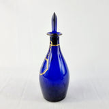 Antique Georgian Bristol Blue Rum Decanter.