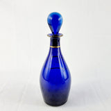 Antique Georgian Bristol Blue Rum Decanter.