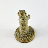 Antique Bronze Georgian Begging Dog on Hind Legs