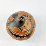 Vintage Equador Peru Dried and Carved Gourd Fruit.