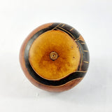 Vintage Equador Peru Dried and Carved Gourd Fruit.