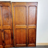 Two Antique Oak Panels Four Section and Six Section.