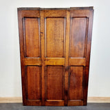 Two Antique Oak Panels Four Section and Six Section.