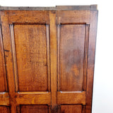 Two Antique Oak Panels Four Section and Six Section.