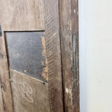 Two Antique Oak Panels Four Section and Six Section.