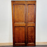 Two Antique Oak Panels Four Section and Six Section.