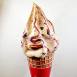 Large Advertising Cornetto Soft Ice Cream, By Walls. Strawberry Red.