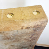 Large 1.2m Vintage Butchers/ Chopping Block