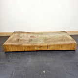 Large 1.2m Vintage Butchers/ Chopping Block