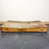 Large 1.2m Vintage Butchers/ Chopping Block