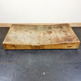Large 1.2m Vintage Butchers/ Chopping Block