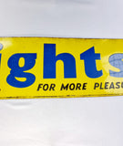Antique Weights Cigarette Enamel Sign.