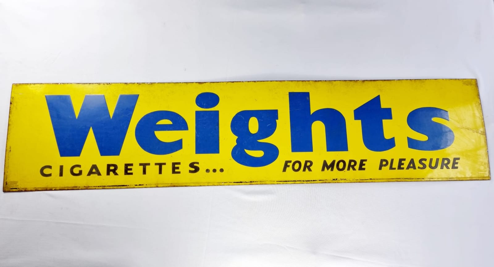 tobacco weights uk Antique Weights Cigarette Enamel Sign