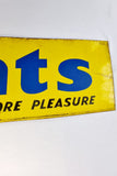 Antique Weights Cigarette Enamel Sign.
