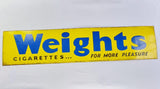 Antique Weights Cigarette Enamel Sign.