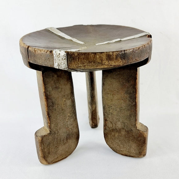 Antique Tribal African Carved Wooden Stool.