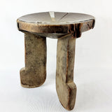 Antique Tribal African Carved Wooden Stool.