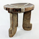 Antique Tribal African Carved Wooden Stool.